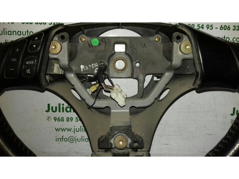 Recambio de volante para mazda 6 berlina (gg) 1.8 active (4-ptas.) referencia OEM IAM GS12000720 MULTIFUNCION PIEL