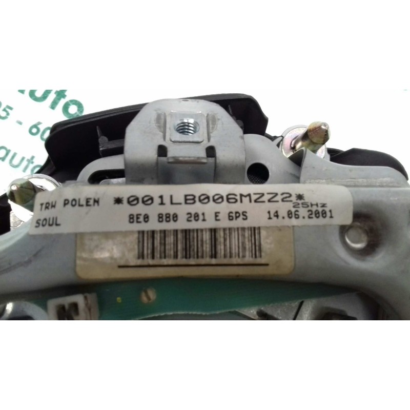 Recambio de airbag delantero izquierdo para audi a4 berlina (8e) 1.9 tdi (96kw) referencia OEM IAM 8E0880201E 13333325 