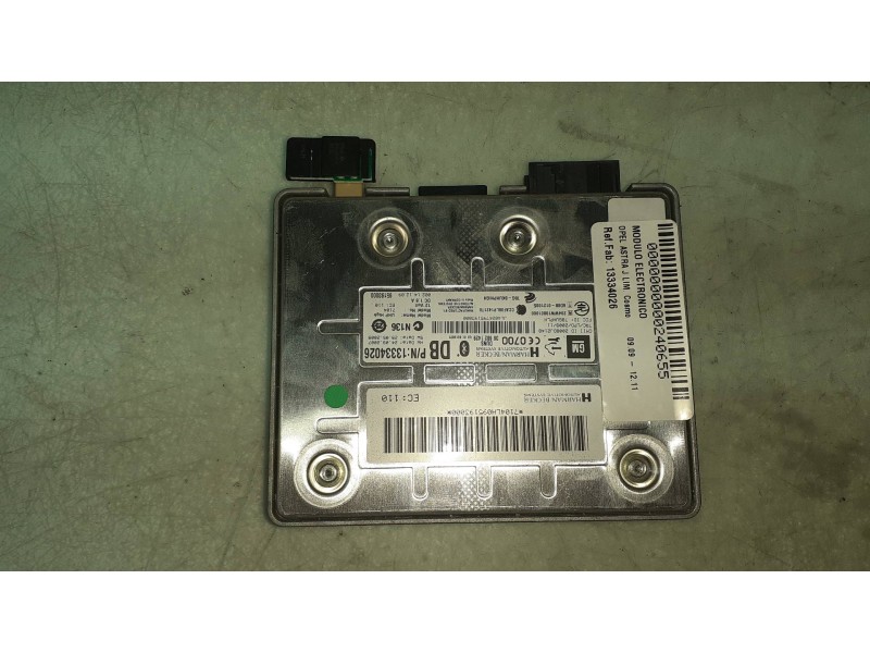 Recambio de modulo electronico para opel astra j lim. cosmo referencia OEM IAM 13334026  TELEFONO