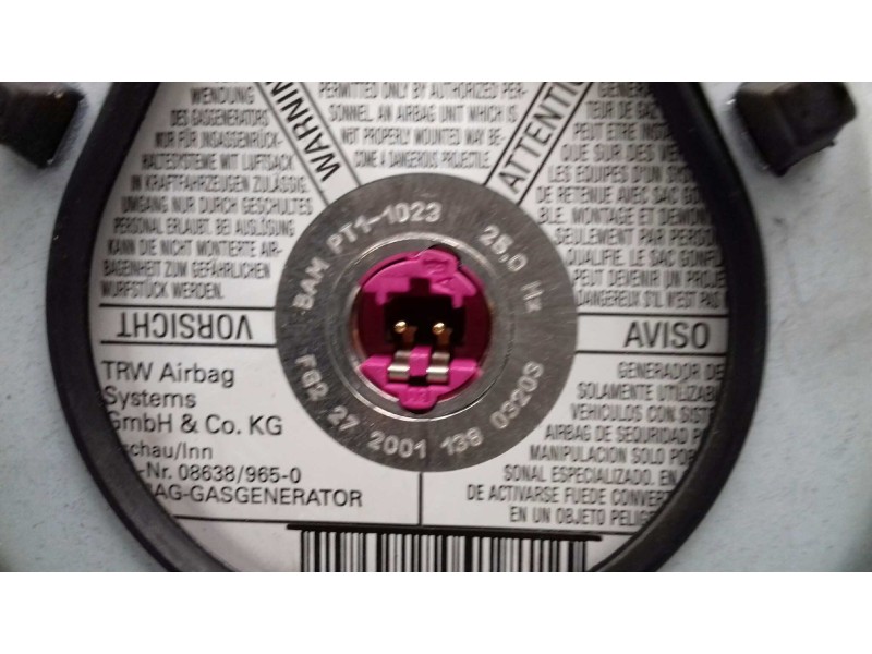 Recambio de airbag delantero izquierdo para audi a4 berlina (8e) 1.9 tdi (96kw) referencia OEM IAM 8E0880201E 13333325 