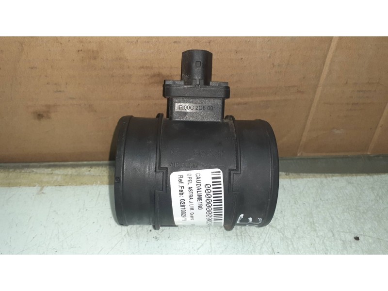 Recambio de caudalimetro para opel astra j lim. cosmo referencia OEM IAM 0281002940  55561912