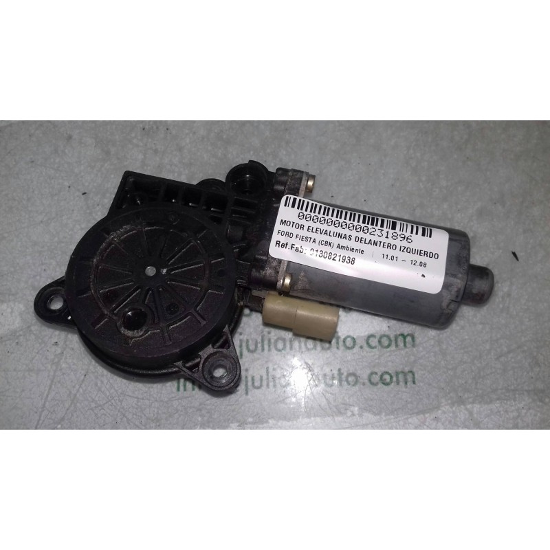 Recambio de motor elevalunas delantero izquierdo para ford fiesta (cbk) ambiente referencia OEM IAM 0130821938  2 PINES