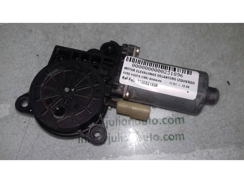Recambio de motor elevalunas delantero izquierdo para ford fiesta (cbk) ambiente referencia OEM IAM 0130821938  2 PINES