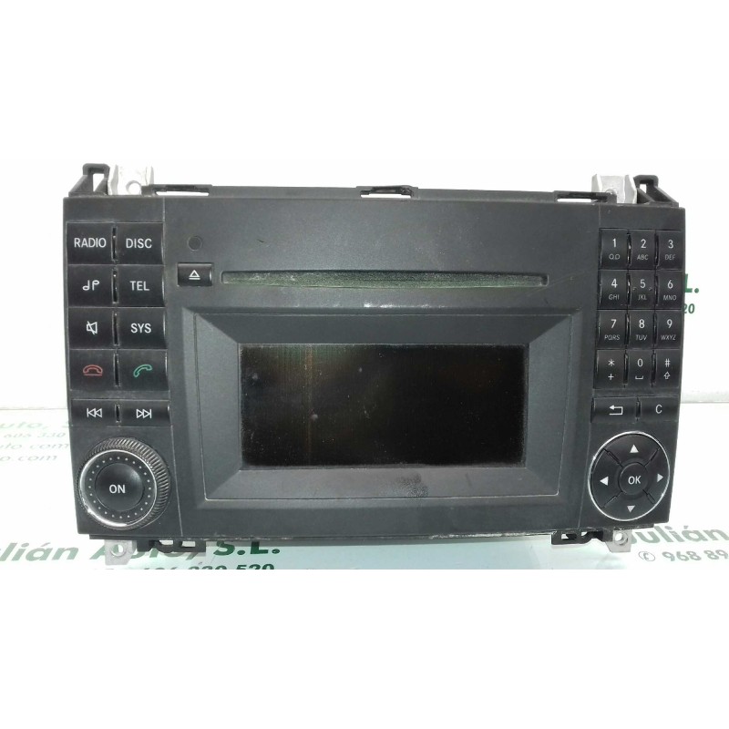 Recambio de sistema audio / radio cd para mercedes-benz clase b (w245) 180 cdi (245.207) referencia OEM IAM A1699002000 MODEL MF