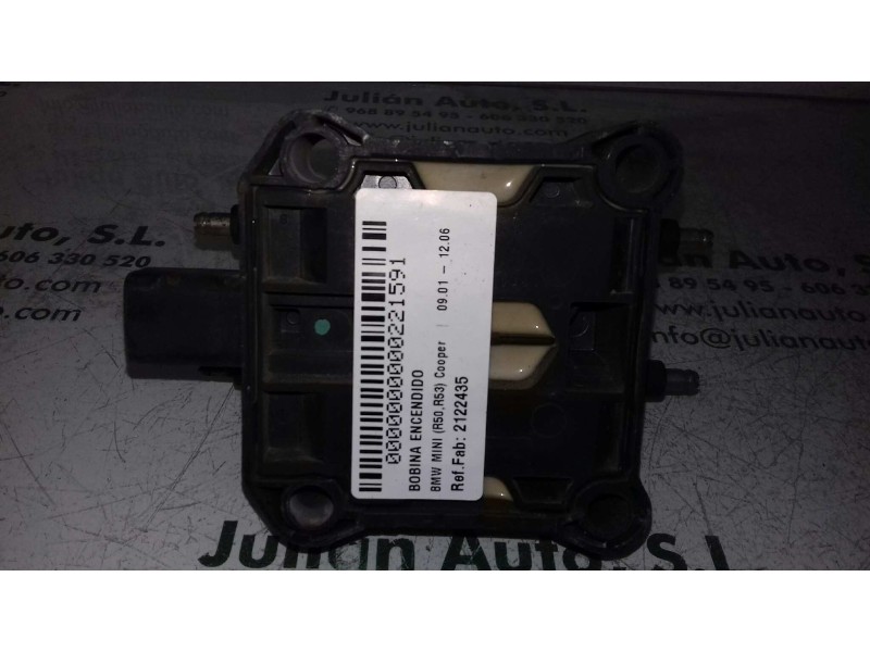 Recambio de bobina encendido para bmw mini (r50,r53) cooper referencia OEM IAM 2122435 05269670AB 3 PINES