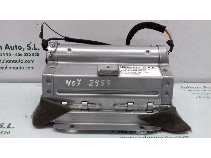 Recambio de airbag delantero derecho para peugeot 407 st sport pack referencia OEM IAM 9644588880 6103073 