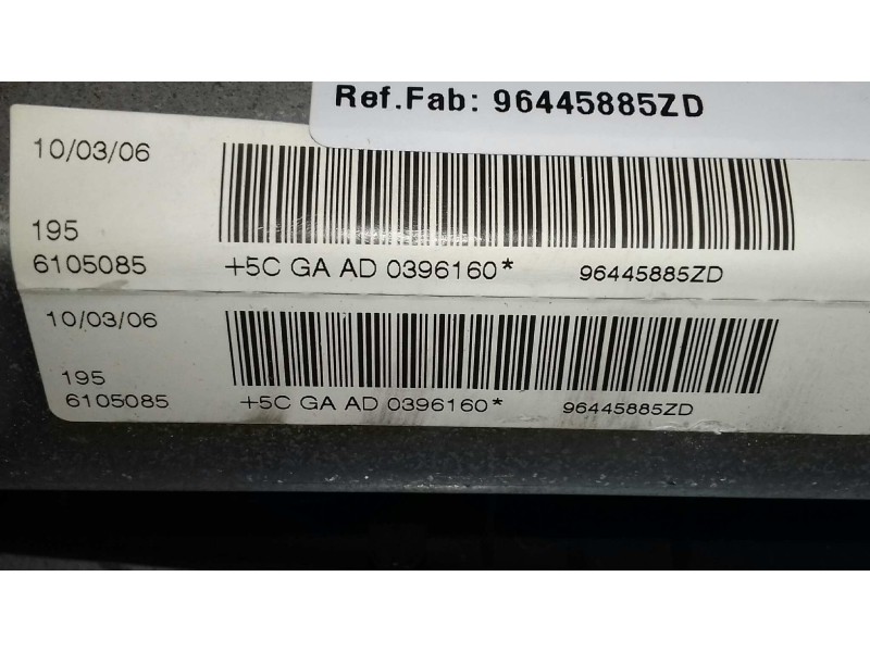 Recambio de airbag delantero izquierdo para peugeot 407 st sport pack referencia OEM IAM 96445885ZD  RODILLA