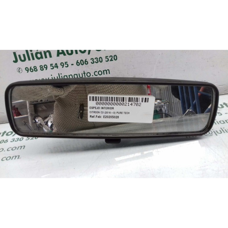 Recambio de espejo para citroen c3 pure tech referencia OEM IAM E20205028 E200709 