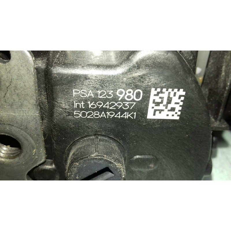 Recambio de cerradura puerta delantera derecha para citroen c3 pure tech referencia OEM IAM 5028A1944K1 123980 6 PINES