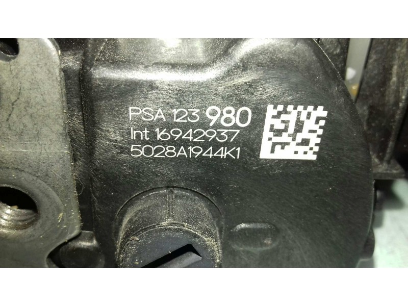 Recambio de cerradura puerta delantera derecha para citroen c3 pure tech referencia OEM IAM 5028A1944K1 123980 6 PINES