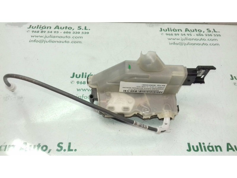 Recambio de cerradura puerta delantera derecha para citroen c3 pure tech referencia OEM IAM 5028A1944K1 123980 6 PINES