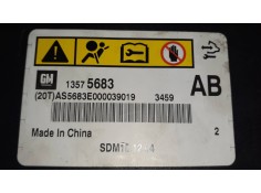 Recambio de centralita airbag para opel astra j lim. cosmo referencia OEM IAM 13575683   2