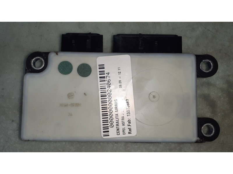 Recambio de centralita airbag para opel astra j lim. cosmo referencia OEM IAM 13575683  