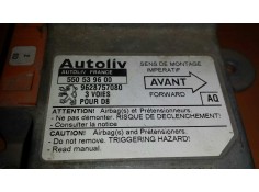 Recambio de centralita airbag para peugeot 406 berlina (s1/s2) srdt referencia OEM IAM 550539600 9628757080 AUTOLIV