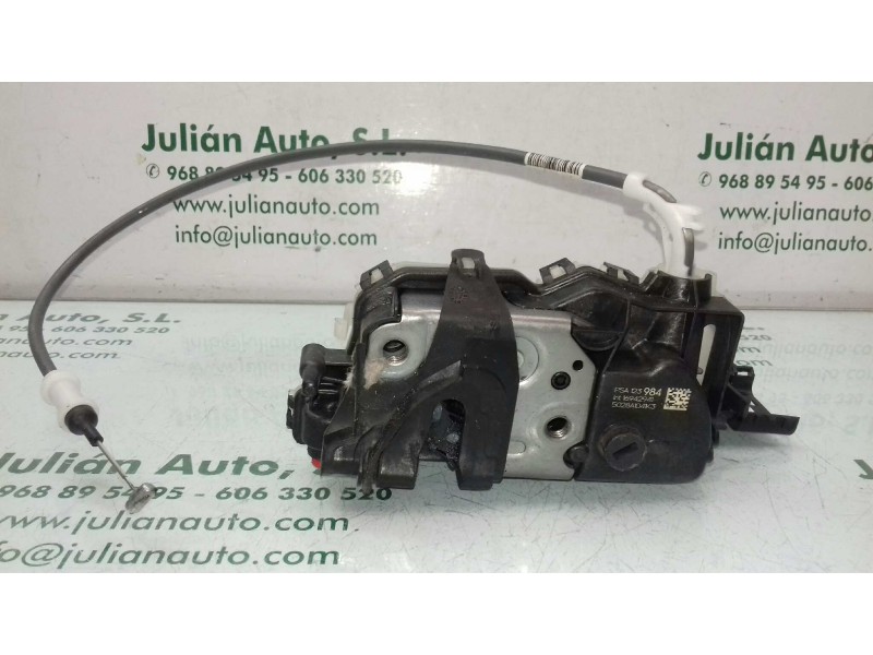 Recambio de cerradura puerta trasera derecha para citroen c3 pure tech referencia OEM IAM 5028A104K3 123984 6 PINES