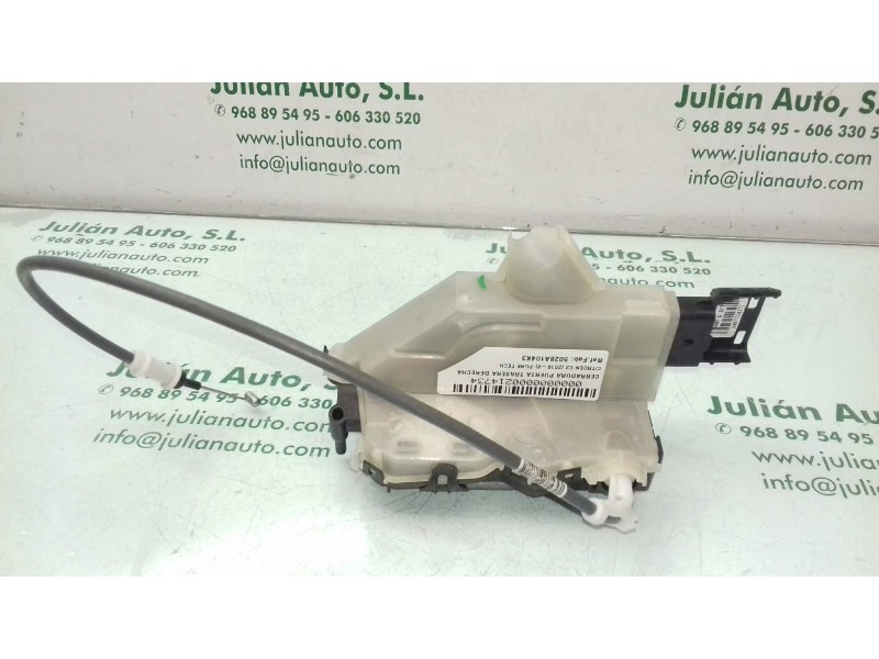 Recambio de cerradura puerta trasera derecha para citroen c3 pure tech referencia OEM IAM 5028A104K3 123984 6 PINES