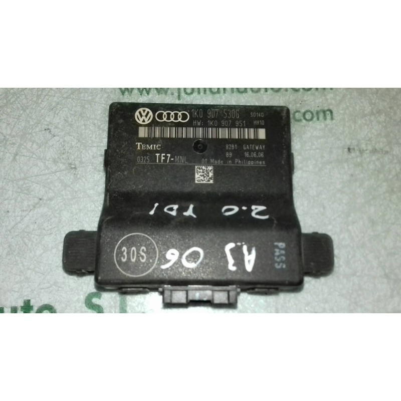 Recambio de modulo electronico para audi a3 (8p) 2.0 tdi ambiente referencia OEM IAM 1K0907530G 1K0907951 TEMIC