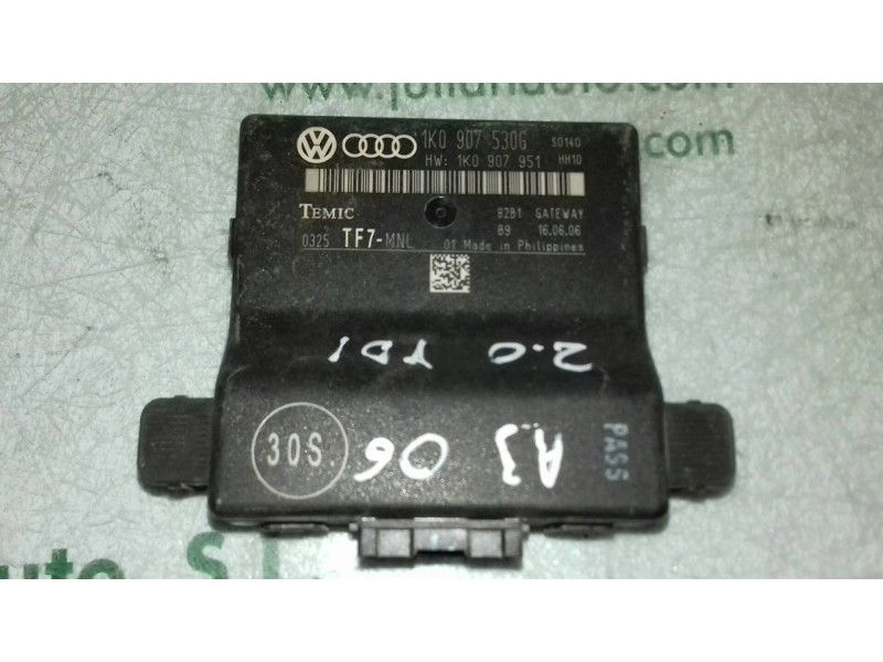 Recambio de modulo electronico para audi a3 (8p) 2.0 tdi ambiente referencia OEM IAM 1K0907530G 1K0907951 TEMIC