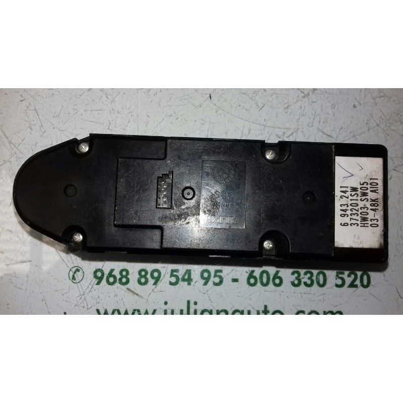 Recambio de mando elevalunas delantero izquierdo para bmw serie 5 berlina (e60) 525d referencia OEM IAM 6943241  4 PINES