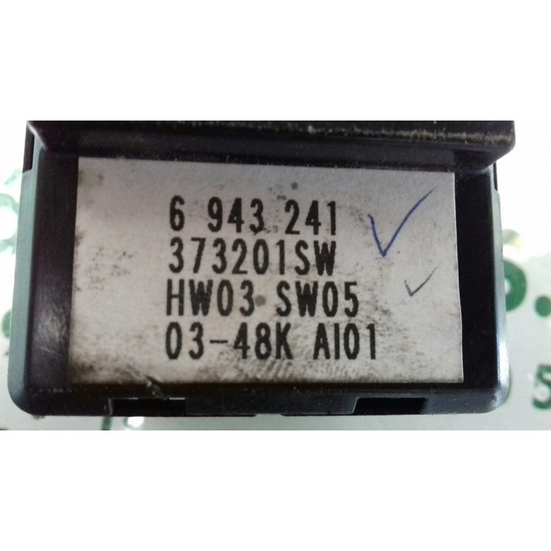 Recambio de mando elevalunas delantero izquierdo para bmw serie 5 berlina (e60) 525d referencia OEM IAM 6943241  4 PINES