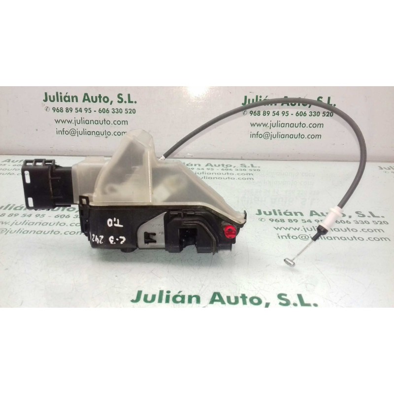 Recambio de cerradura puerta trasera derecha para citroen c3 pure tech referencia OEM IAM 5028A104K3 123984 6 PINES