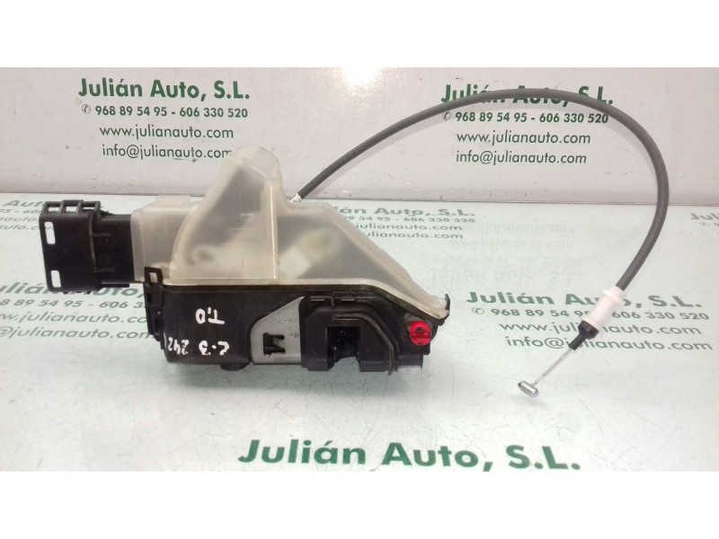 Recambio de cerradura puerta trasera derecha para citroen c3 pure tech referencia OEM IAM 5028A104K3 123984 6 PINES