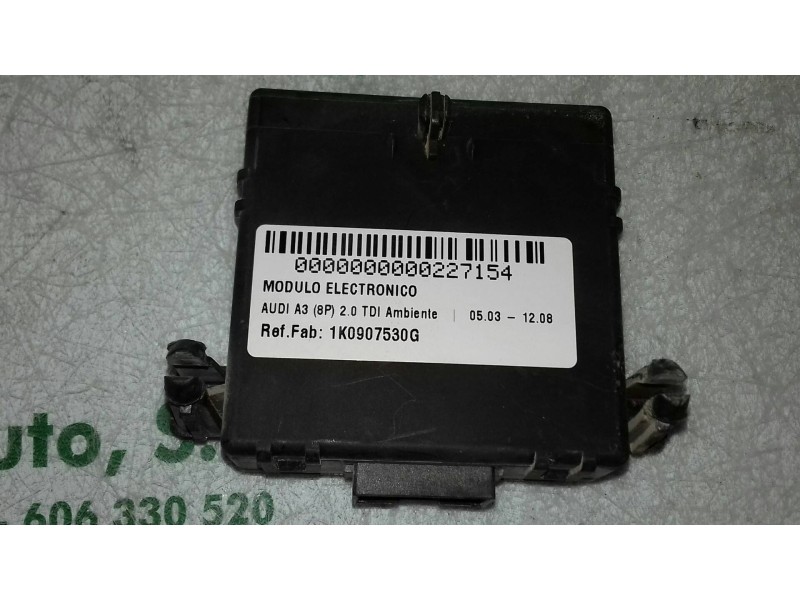 Recambio de modulo electronico para audi a3 (8p) 2.0 tdi ambiente referencia OEM IAM 1K0907530G 1K0907951 TEMIC