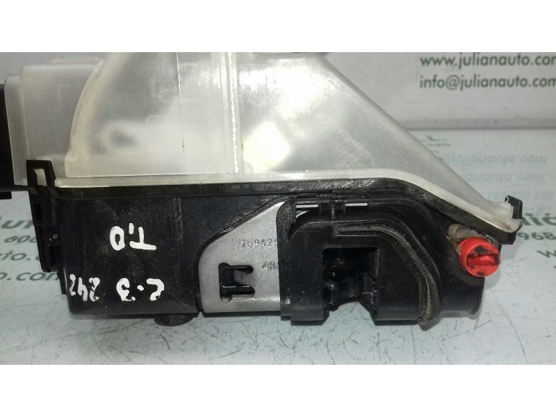 Recambio de cerradura puerta trasera derecha para citroen c3 pure tech referencia OEM IAM 5028A104K3 123984 6 PINES