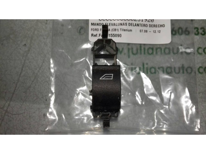 Recambio de mando elevalunas delantero derecho para ford fiesta (cb1) titanium referencia OEM IAM 155090 7227423 
