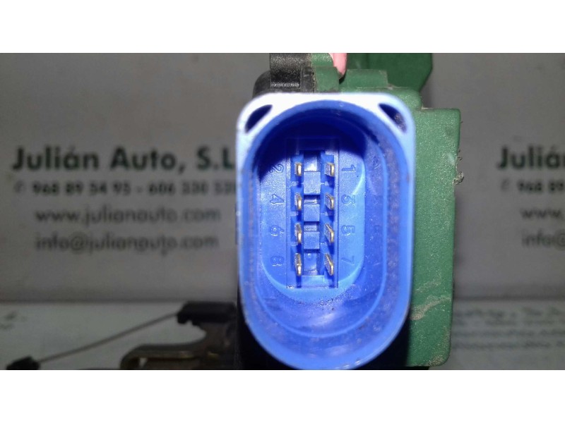 Recambio de cerradura puerta delantera derecha para seat ibiza (6l1) cool referencia OEM IAM  4+4 PINES AZUL