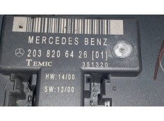 Recambio de modulo confort para mercedes-benz clase c (w203) sportcoupe c 220 cdi (203.706) referencia OEM IAM 2038206426 351320 2