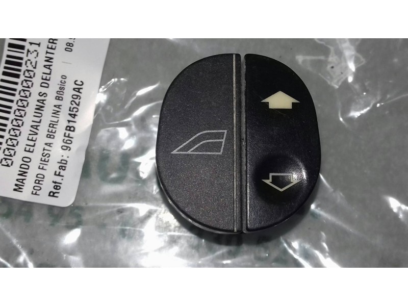 Recambio de mando elevalunas delantero derecho para ford fiesta berlina básico referencia OEM IAM 96FB14529AC  