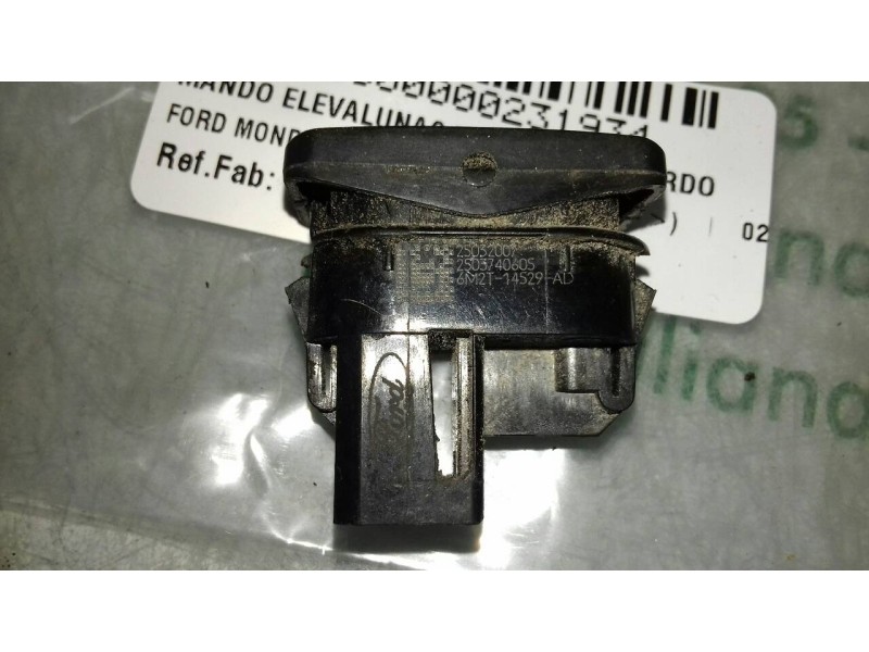 Recambio de mando elevalunas trasero izquierdo para ford mondeo ber. (ca2) trend (09.2010) referencia OEM IAM 6M2T14529AD  