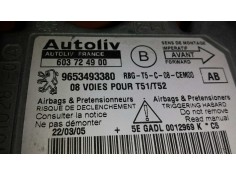 Recambio de centralita airbag para peugeot 307 (s1) xr clim plus referencia OEM IAM 603724900 9653493380 