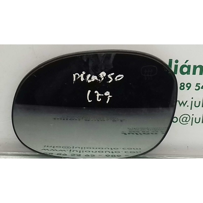 Recambio de cristal retrovisor izquierdo para citroen xsara picasso 2.0 hdi referencia OEM IAM 5075000  TERMICO