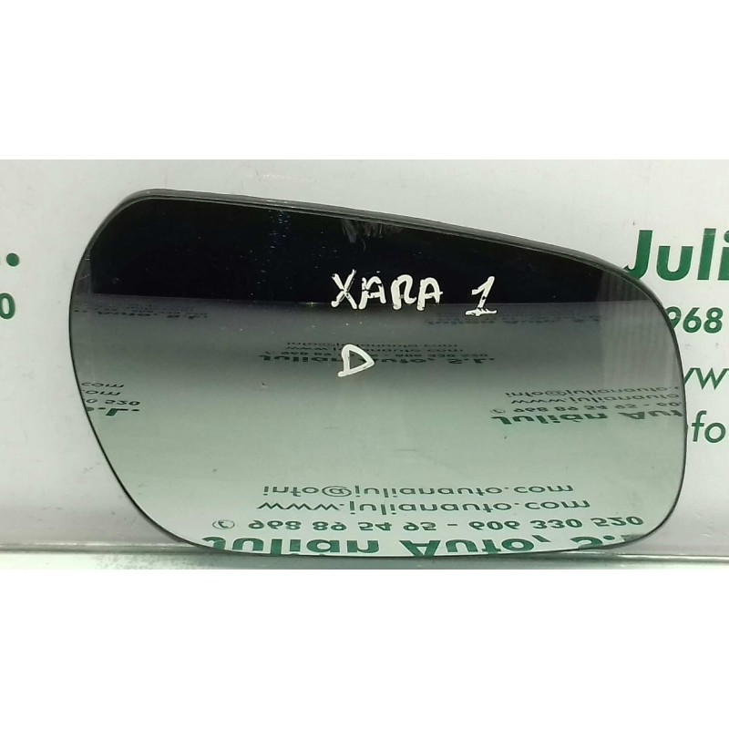 Recambio de cristal retrovisor derecho para citroen xsara berlina 1.9 td exclusive referencia OEM IAM 861812  