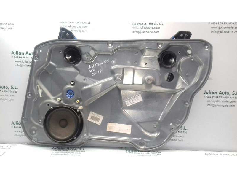 Recambio de elevalunas delantero derecho para seat ibiza (6l1) cool referencia OEM IAM 6L4837752DJ 6L4837756 ELECTRICO