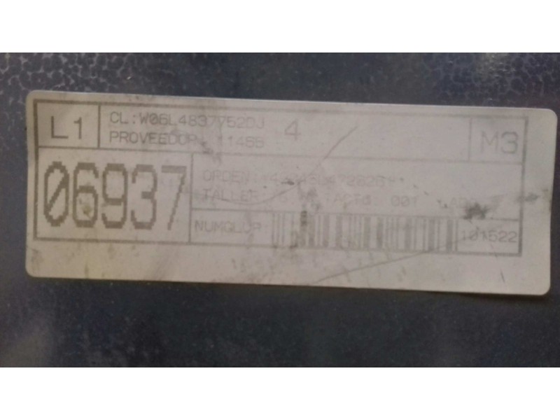 Recambio de elevalunas delantero derecho para seat ibiza (6l1) cool referencia OEM IAM 6L4837752DJ 6L4837756 ELECTRICO