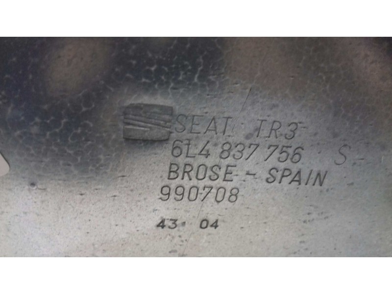 Recambio de elevalunas delantero derecho para seat ibiza (6l1) cool referencia OEM IAM 6L4837752DJ 6L4837756 ELECTRICO