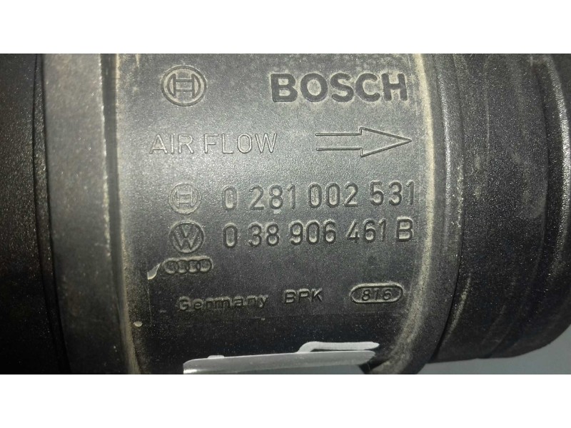 Recambio de caudalimetro para seat leon (1p1) reference referencia OEM IAM 038906461B 0281002531 BOSCH