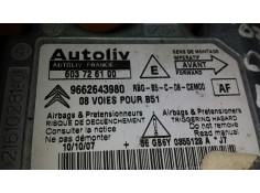 Recambio de centralita airbag para citroen c4 berlina exclusive referencia OEM IAM 603726100 9662643980 