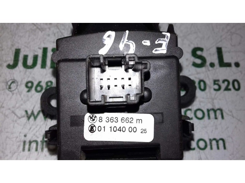 Recambio de mando intermitentes para bmw serie 3 berlina (e46) 320d referencia OEM IAM 8363662M 01104000 3 PINES