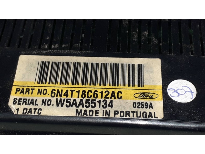 Recambio de mando calefaccion / aire acondicionado para ford focus berlina (cap) ambiente (d) referencia OEM IAM 6N4T18C612AC  