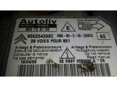 Recambio de centralita airbag para citroen c4 berlina collection referencia OEM IAM 603726100 9662643980 