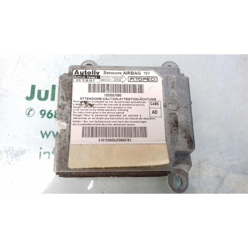 Recambio de centralita airbag para peugeot bipper básico referencia OEM IAM 610155800F 1353557080 AUTOLIV