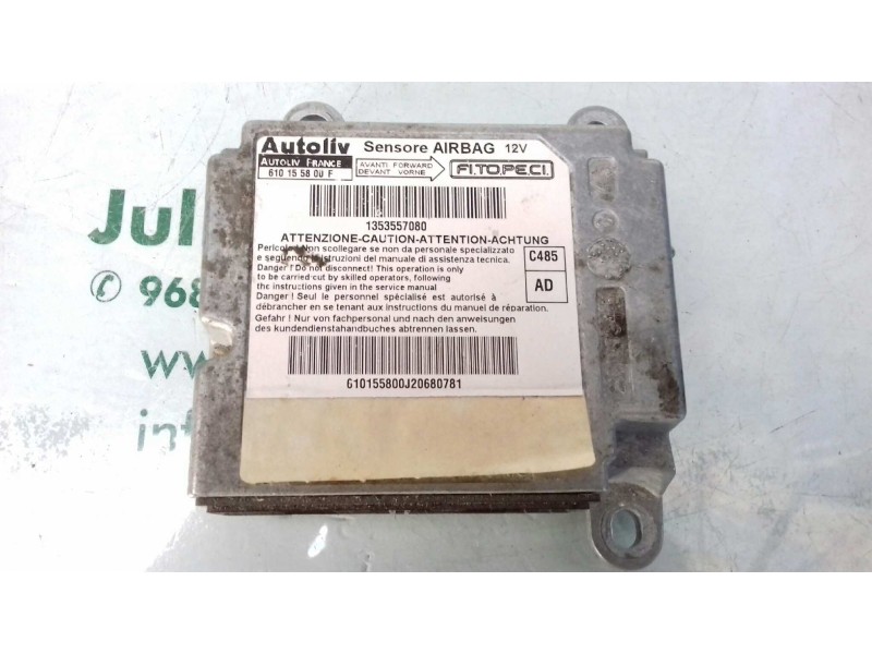 Recambio de centralita airbag para peugeot bipper básico referencia OEM IAM 610155800F 1353557080 AUTOLIV