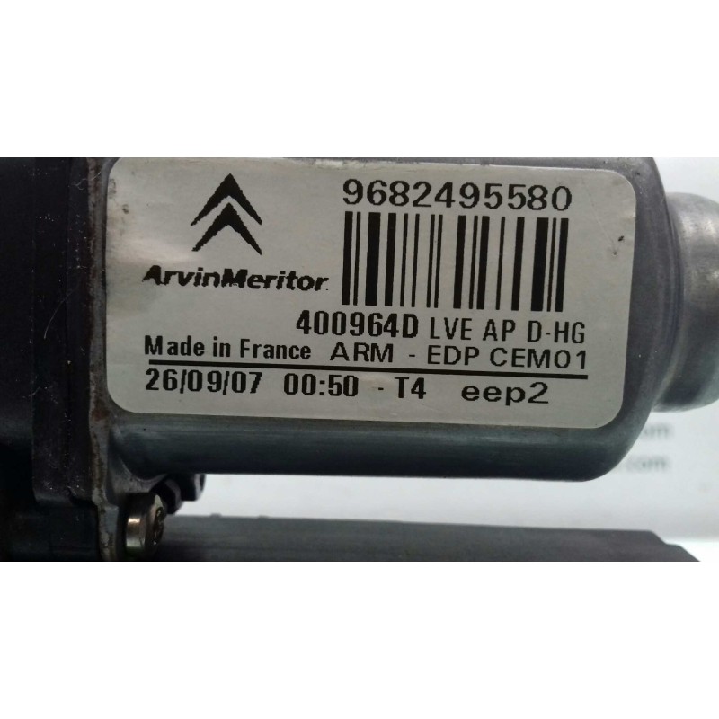 Recambio de motor elevalunas delantero derecho para citroen c4 grand picasso exclusive referencia OEM IAM 9682495580 400964D 