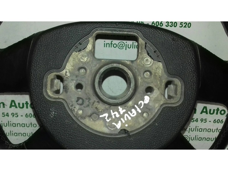 Recambio de volante para skoda octavia berlina (1z3) ambition referencia OEM IAM 3T0419091G  PIEL