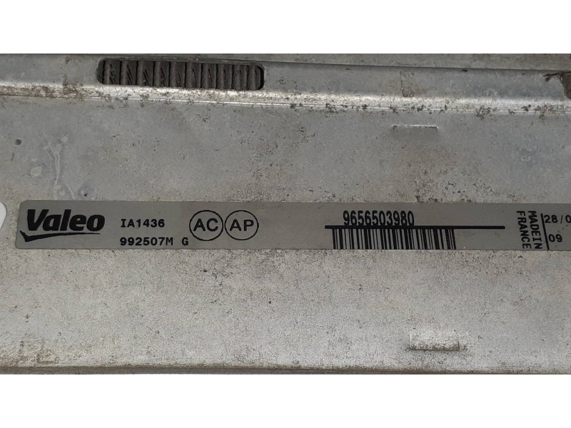 Recambio de intercooler para citroen c4 picasso exclusive referencia OEM IAM 9656503980 992540G 992507M