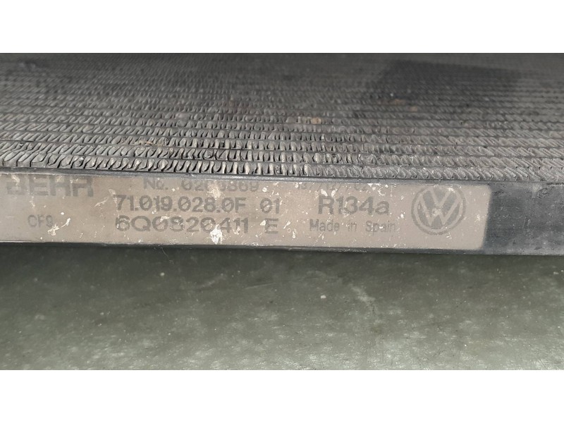 Recambio de condensador / radiador aire acondicionado para seat ibiza (6l1) fresh referencia OEM IAM 6Q0820411E  710190280F01